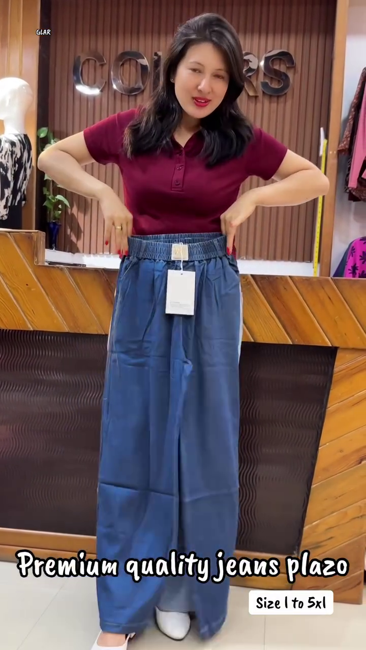 💙 Urban Comfort Wide-Leg Jeans Palazzo for Women 💙