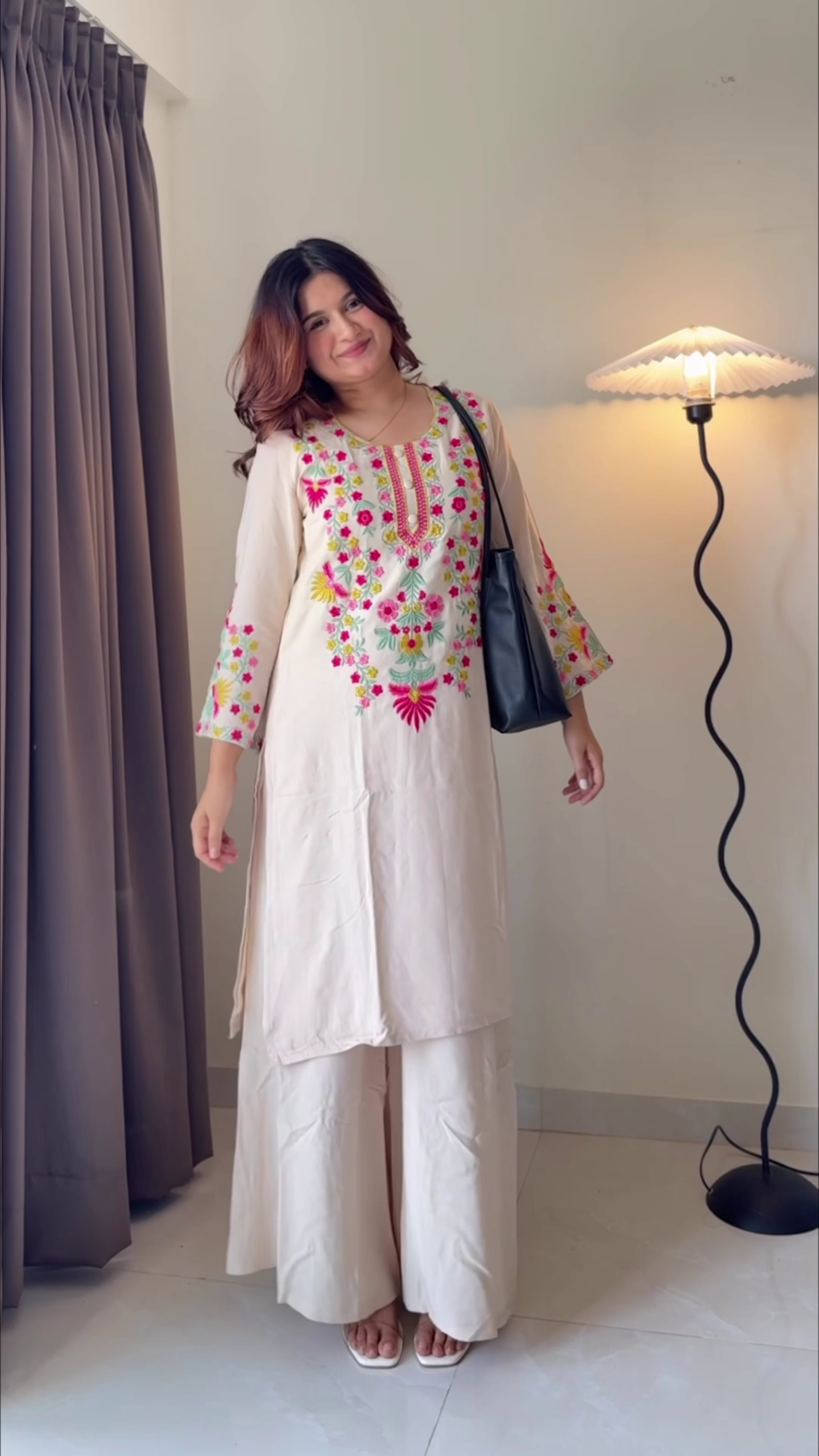 Elegant Pastel Green Embroidered Kurta Pant Set for Women 🌿 | Soft Cotton Ethnic Daily & Festive Wear